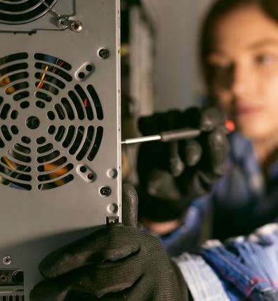 reparar fuente de alimentación PC dañada